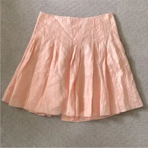 ❤️ 🔥 Ann Taylor LOFT linen A-Line Pleated Skirt