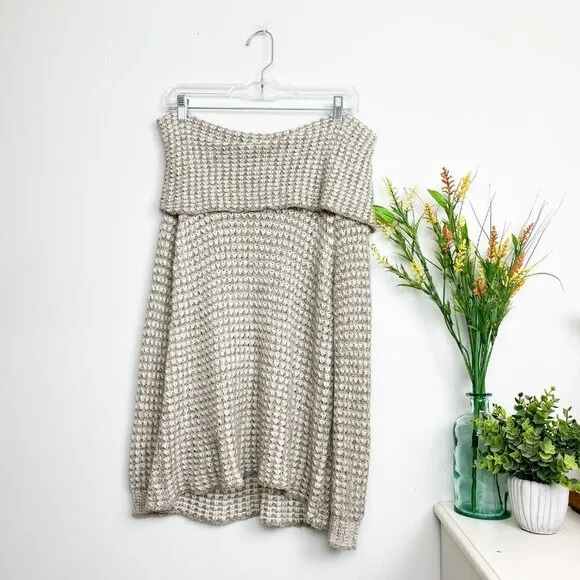 🦋 BB DAKOTA Tegan Knit Off The Shoulder Sweater XS