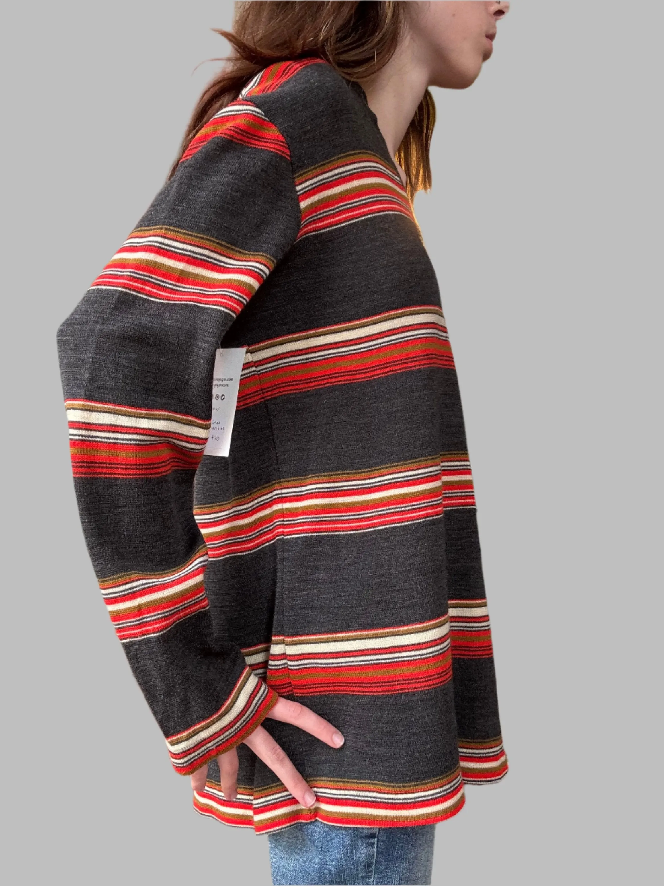 1960s/70s Gina Moretti V-neck top