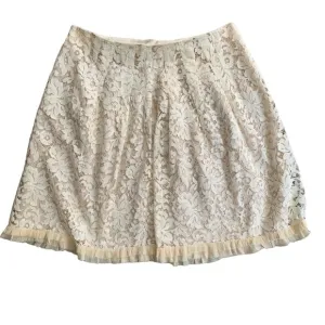 26. Rebecca Taylor Lace Floral Skirt Size 6