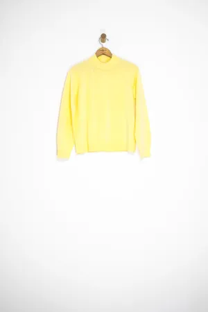 60’s YELLOW SWEATER / MEDIUM
