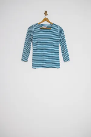 70’s STRIPED SQUARE NECK TOP SZ S