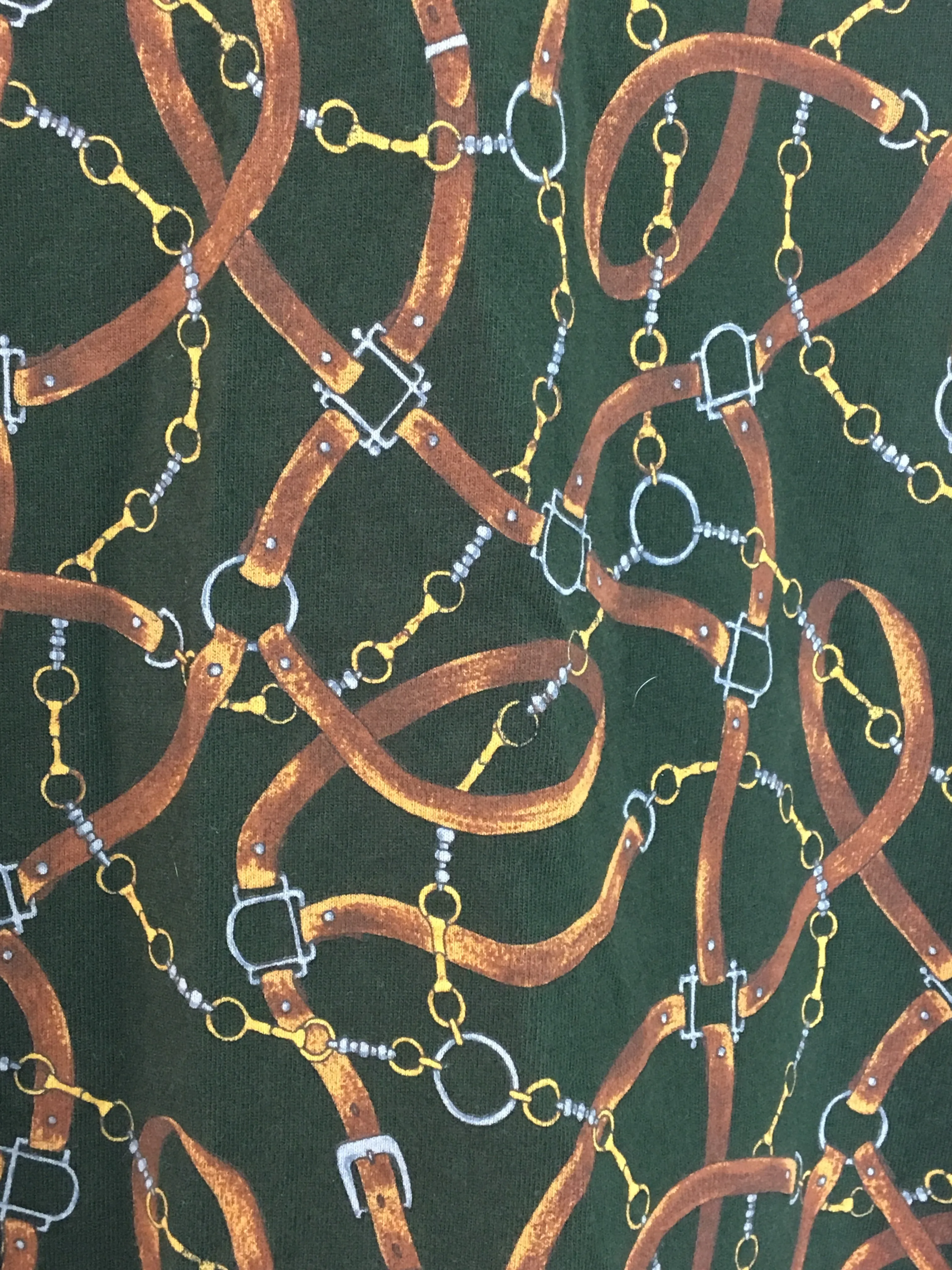 90’s CHAIN PRINT MIDI SKIRT / SMALL