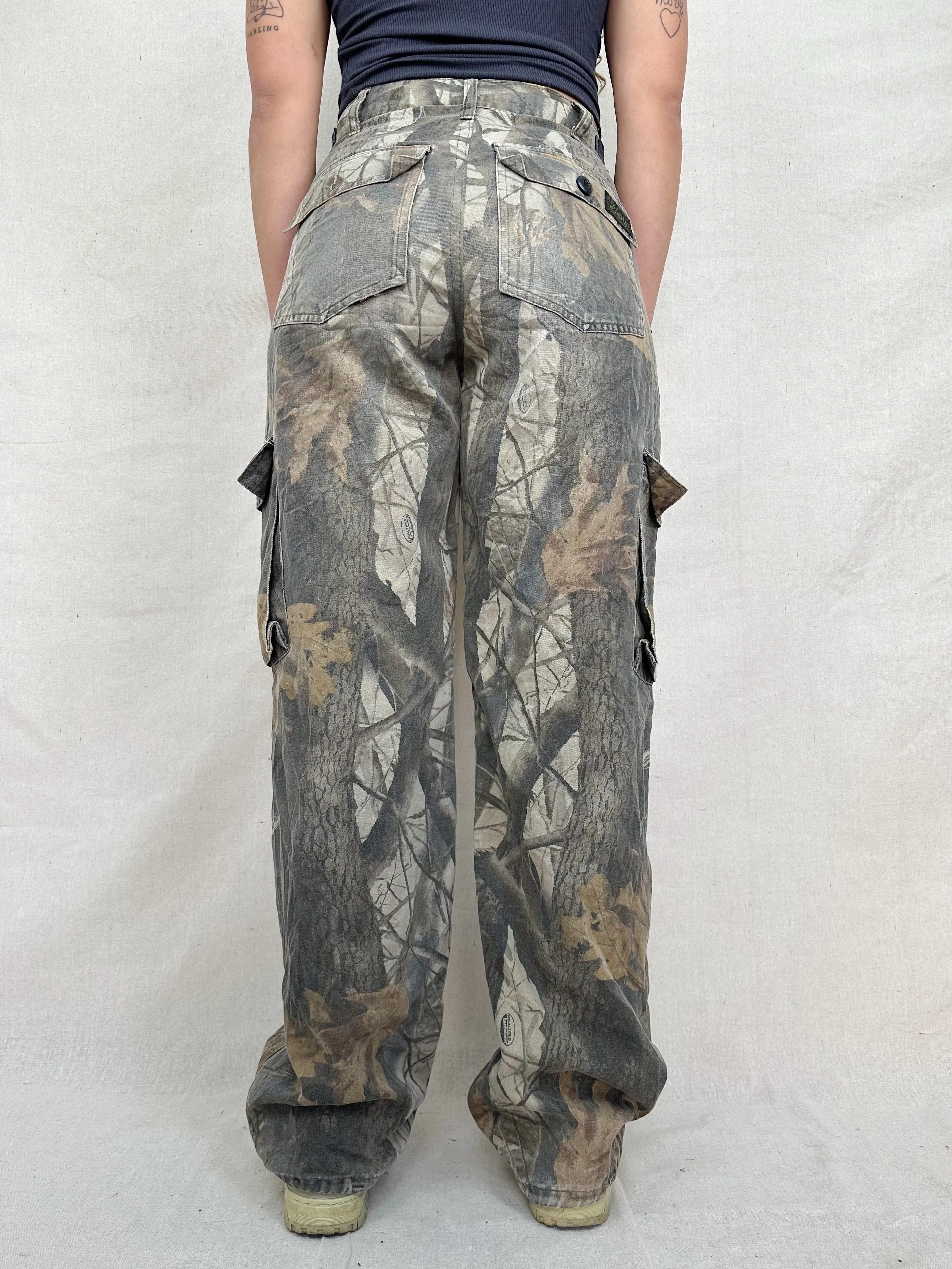 90's Realtree Camo Vintage Cargo Pants Size 28x32