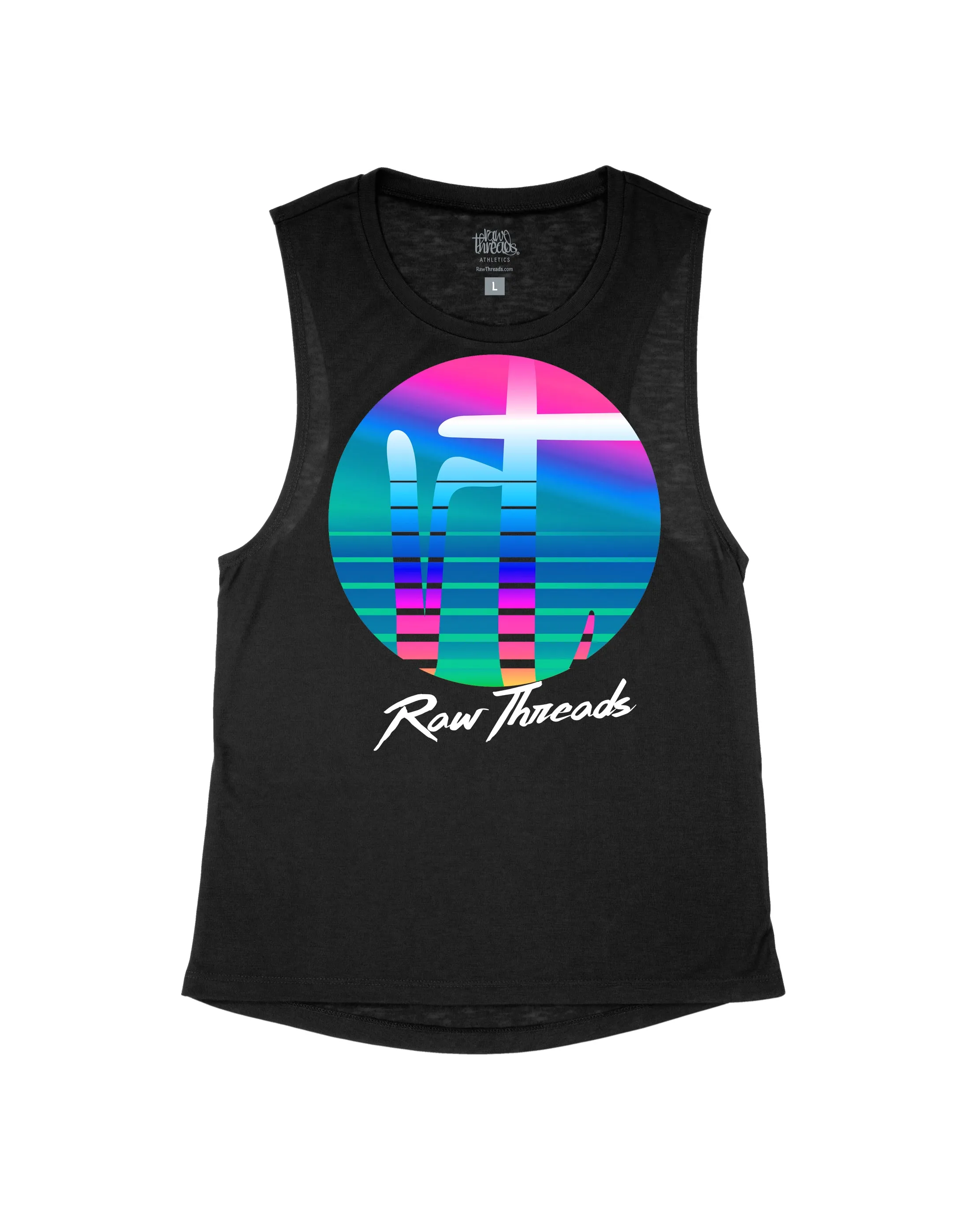 90's Sunset Raw Threads Logo