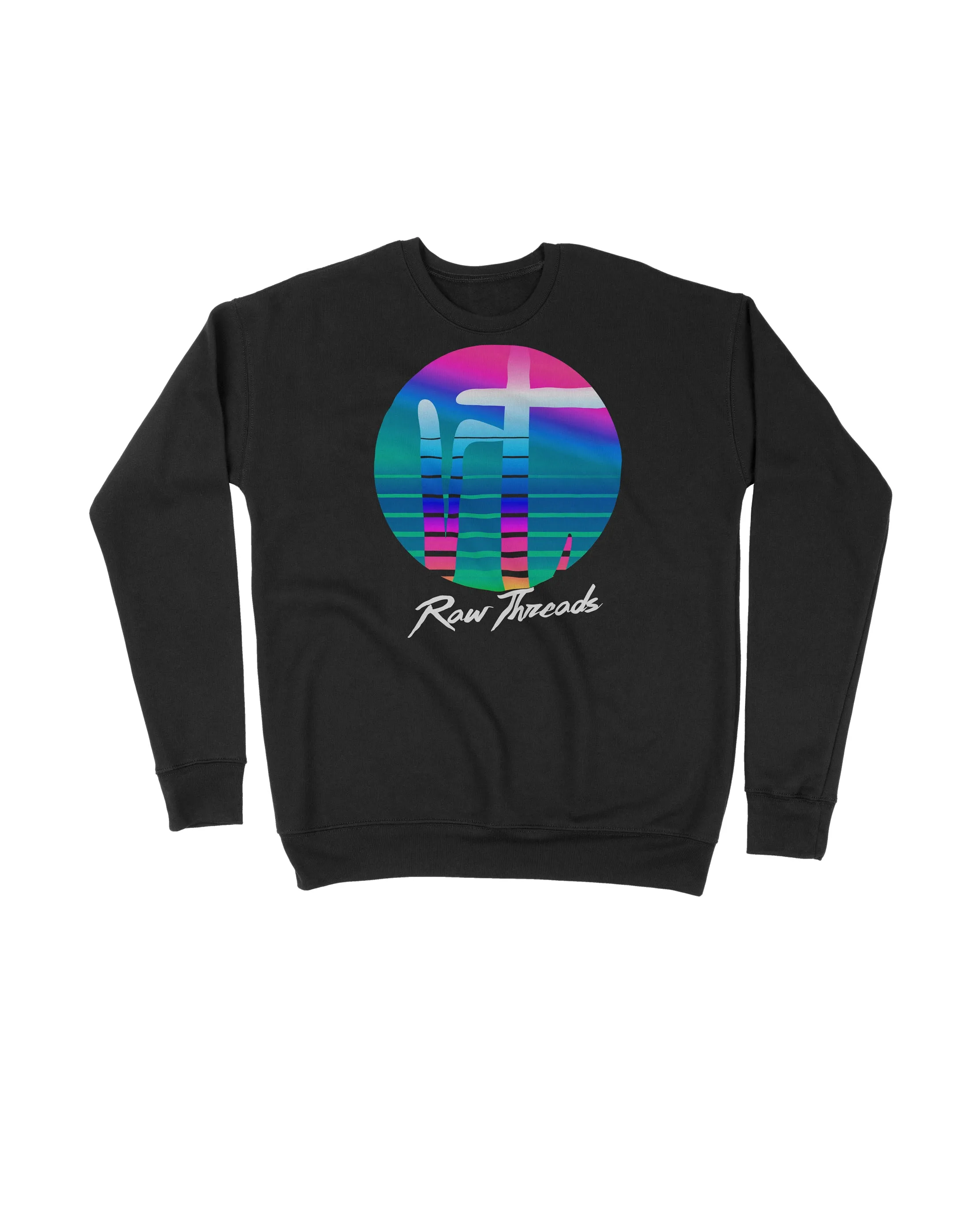90's Sunset Raw Threads Logo