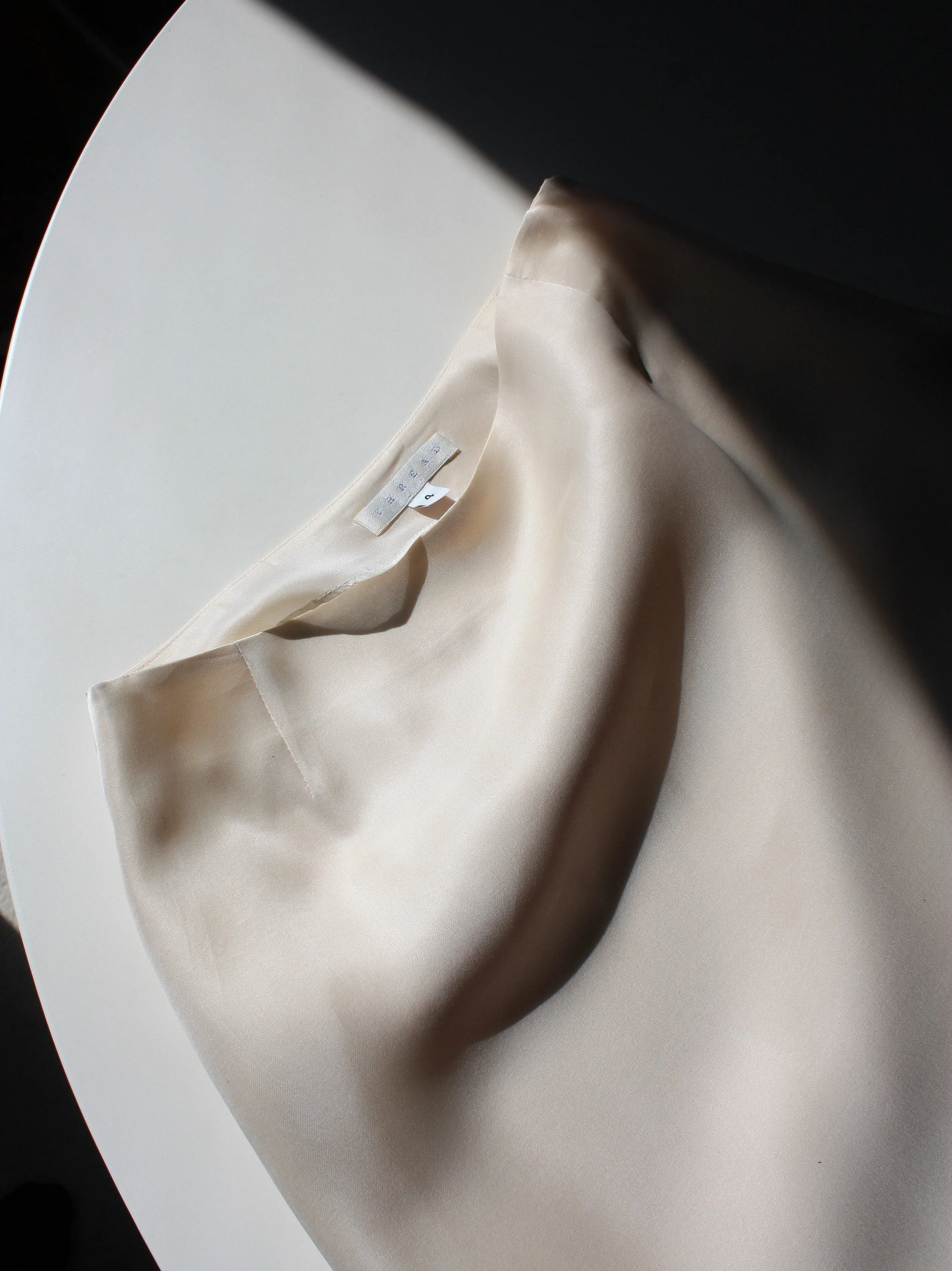 A-Line Silk Organza Skirt