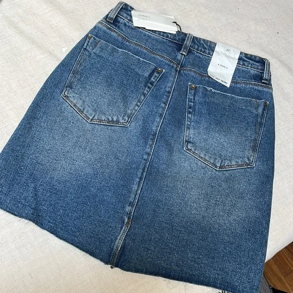 A loved A denim mini skirt size 27