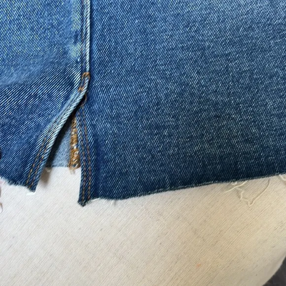 A loved A denim mini skirt size 27