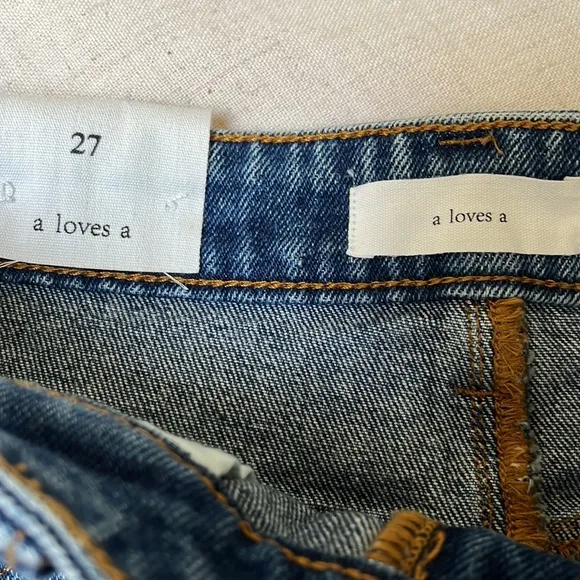 A loved A denim mini skirt size 27