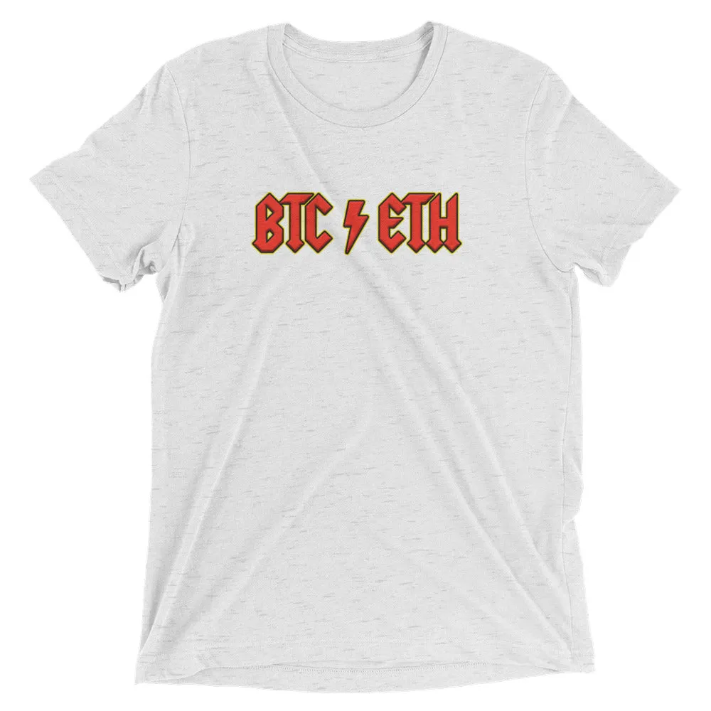 AC/DC - Bitcoin and Ethereum Parody - Crypto Tee Shirt