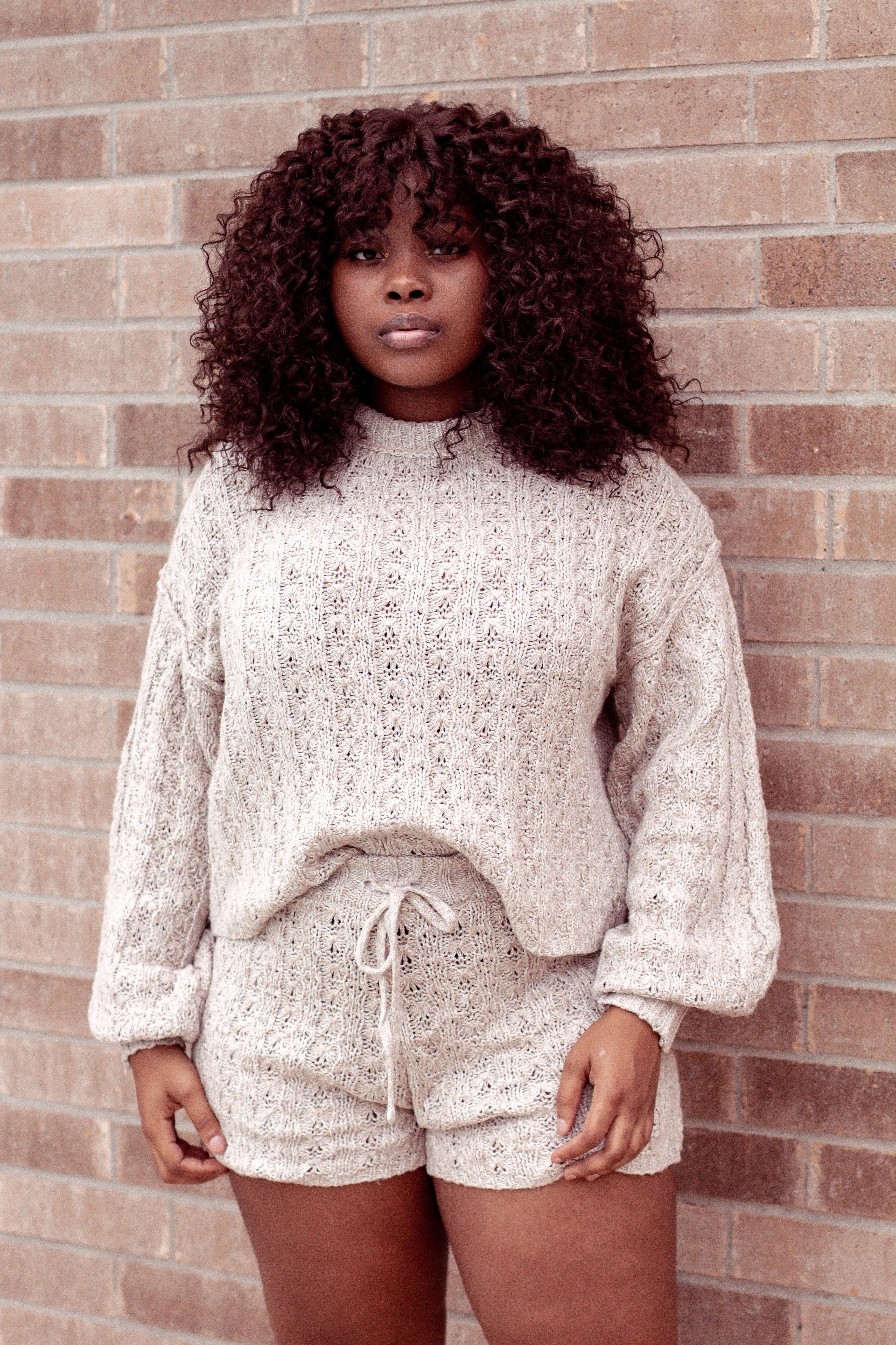 Addison Knit Sweater (Cream)