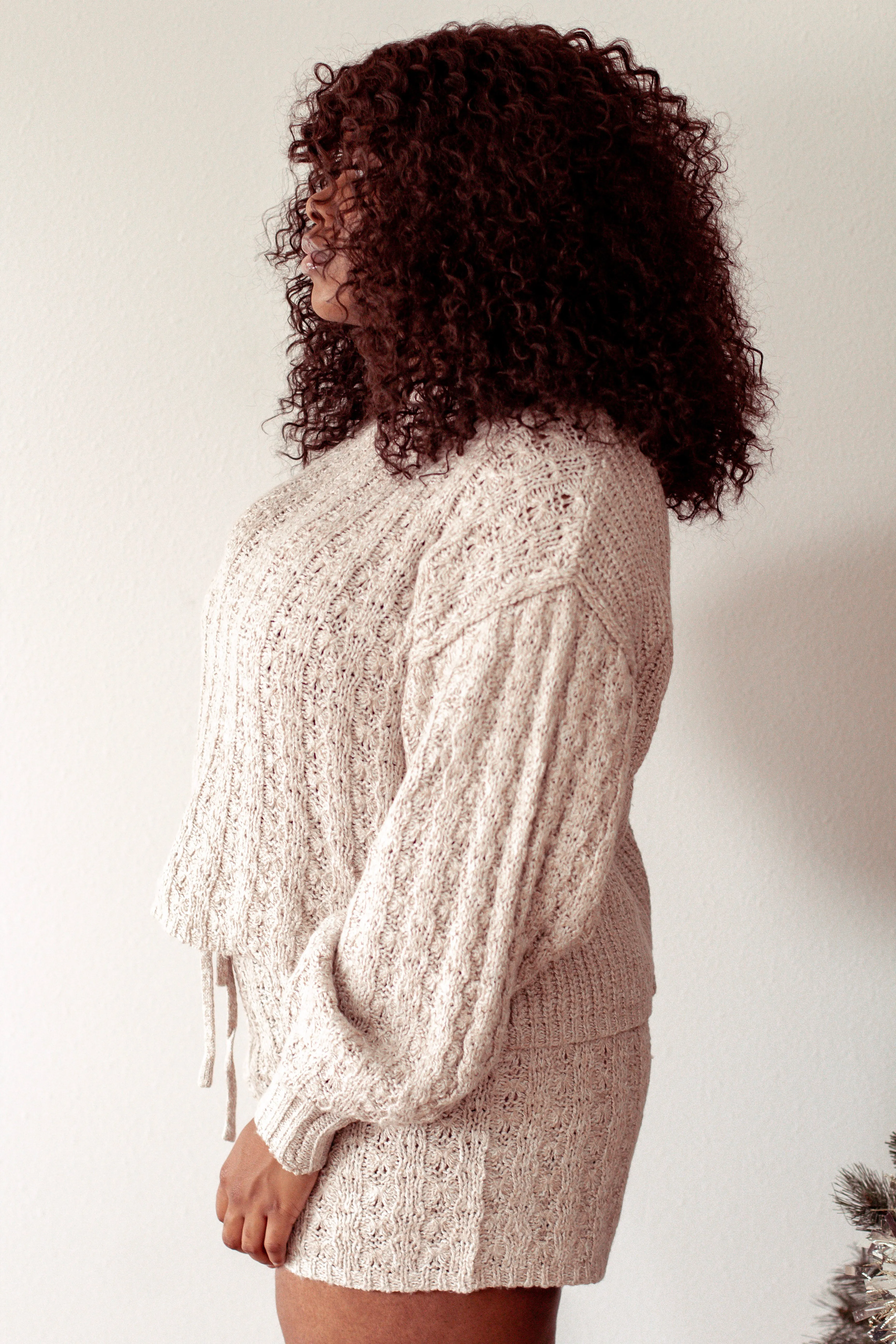 Addison Knit Sweater (Cream)