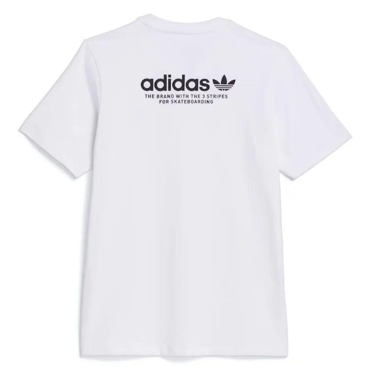 Adidas Skateboarding 4.0 Logo White T-Shirt