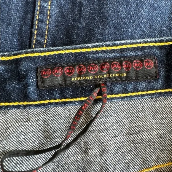 ADRIANO GOLDSCHMIED The Pioneer Denim Maxi Skirt, Size 30.