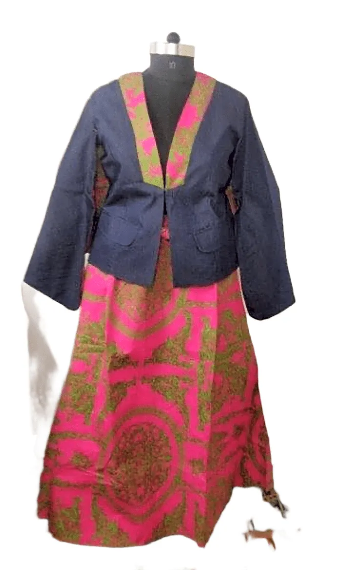 African Print Skirt Set