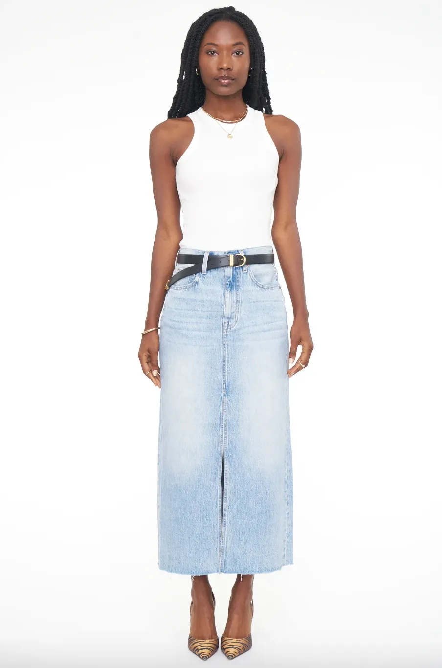 Alice Midi Skirt-Brooklyn
