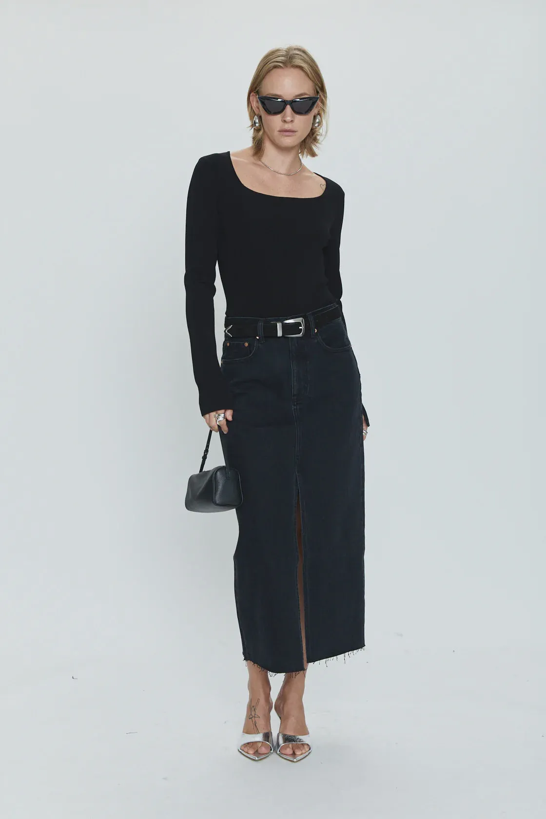 Alice Midi Skirt in Underground