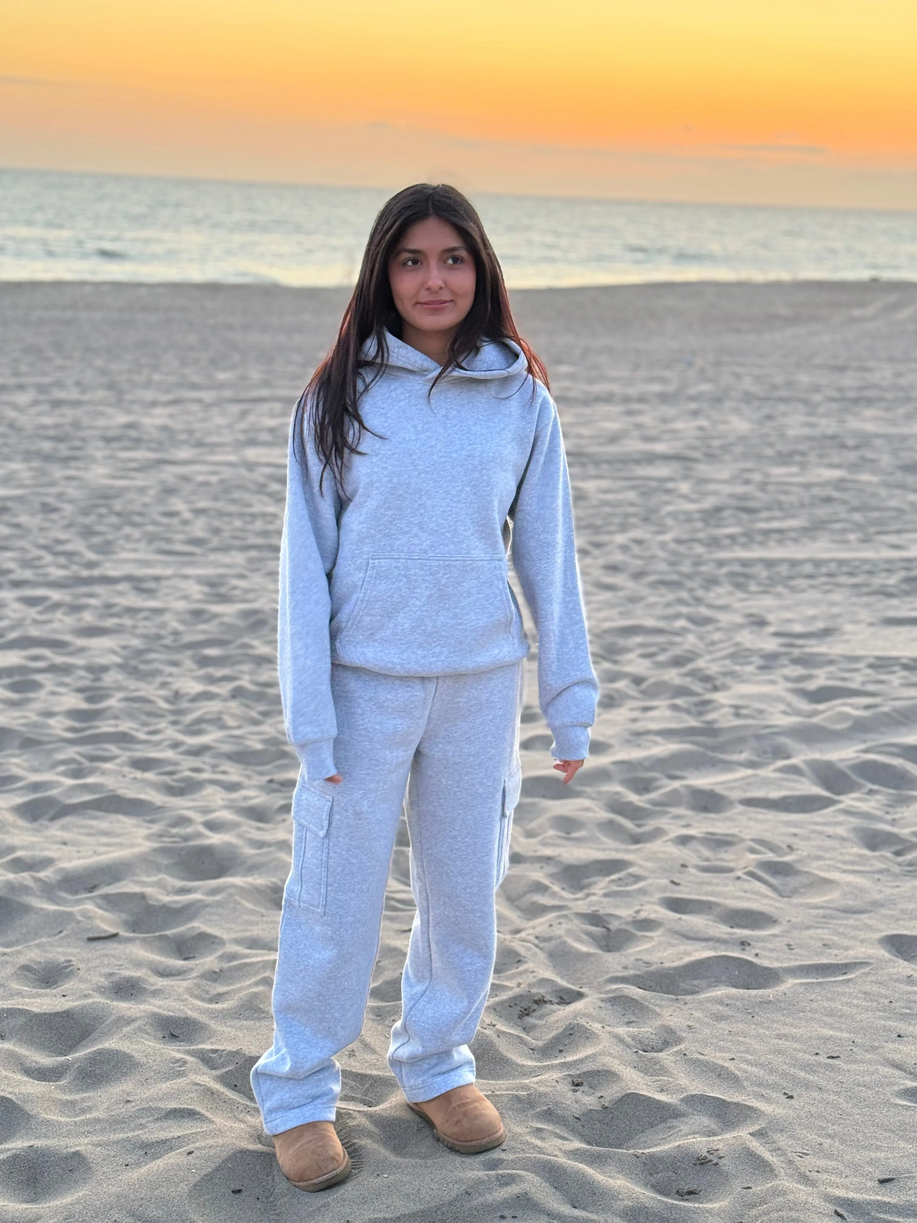 Alpha Sigma Alpha Fave Fit Hoodie & Cargo Pant Set