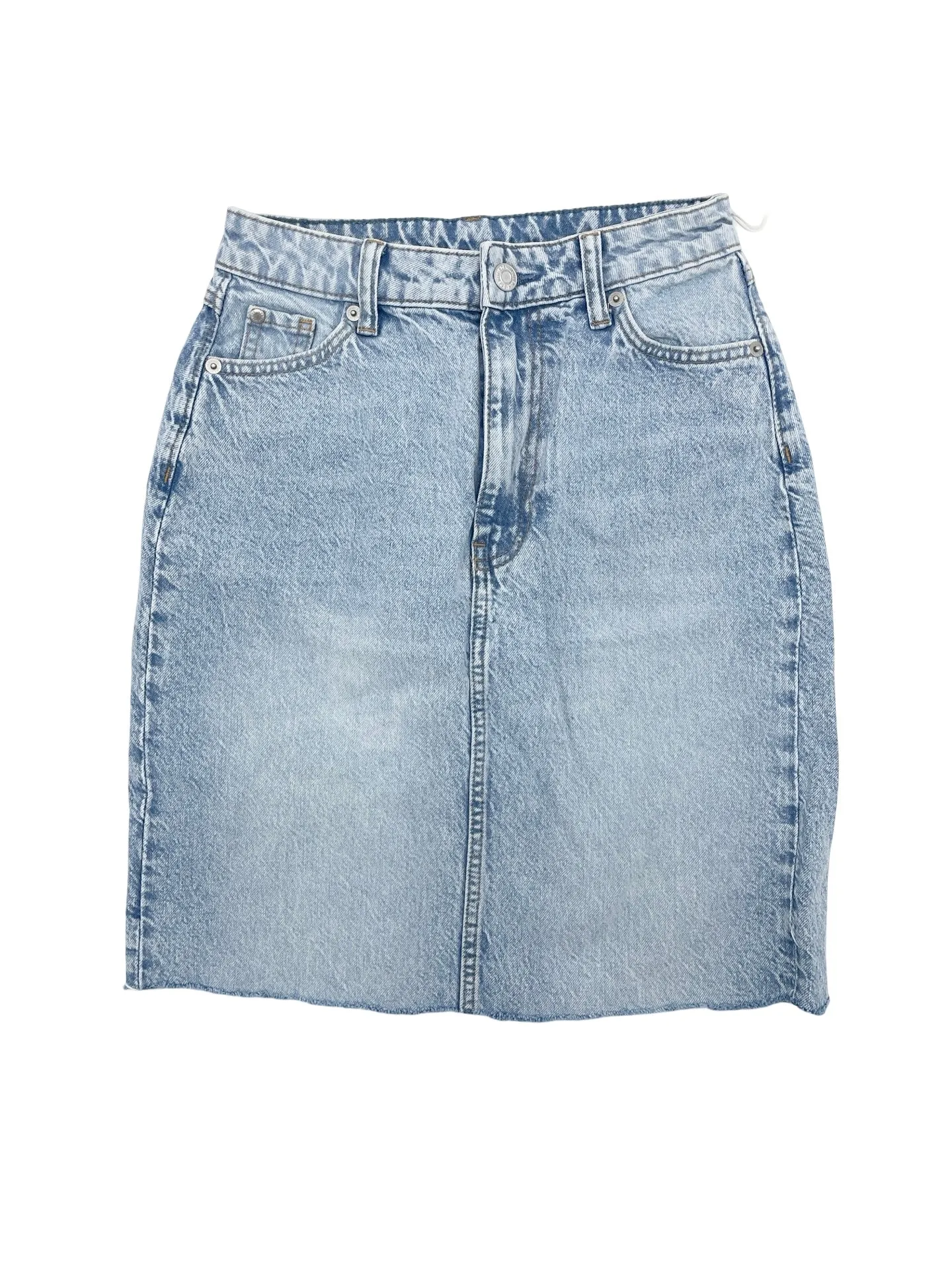 &denim jean skirt - XS