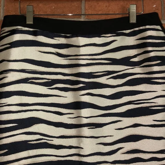 🦓ANN TAYLOR🦓ZEBRA JACQUARD PENCIL SHIRT🦓