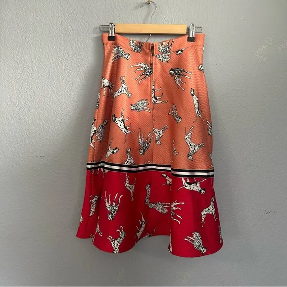 Anthropologie Hutch Dalmatian Skirt