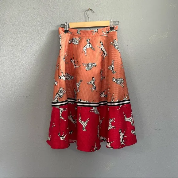 Anthropologie Hutch Dalmatian Skirt