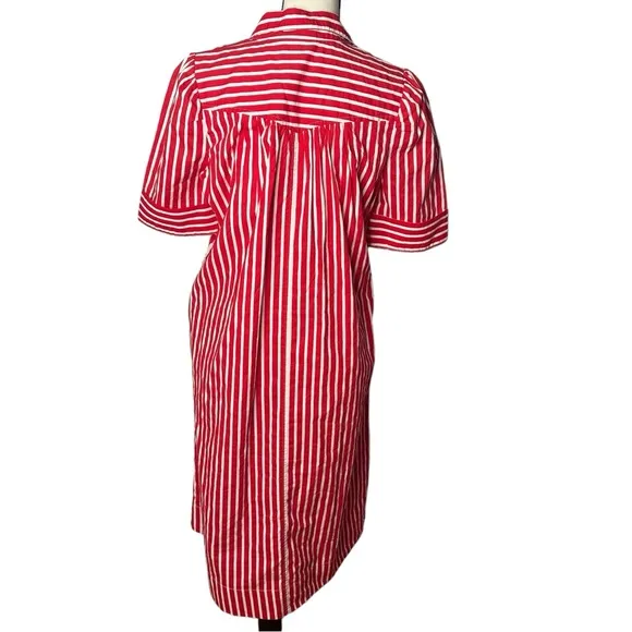 Anthropologie Maeve Kiana Striped Shirtdress Size XS
