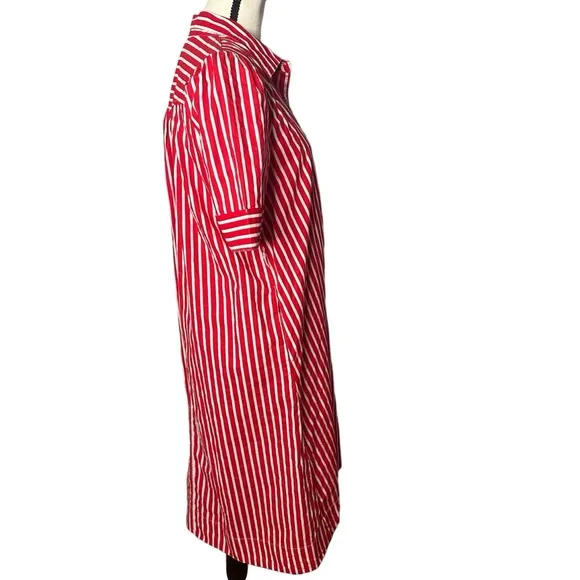 Anthropologie Maeve Kiana Striped Shirtdress Size XS