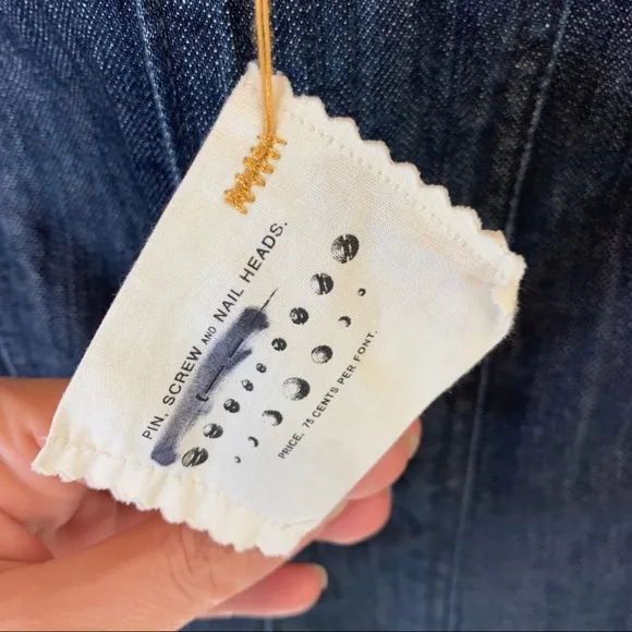 Anthropologie Pilcro Denim Mini Skirt/Sz:25/NWT