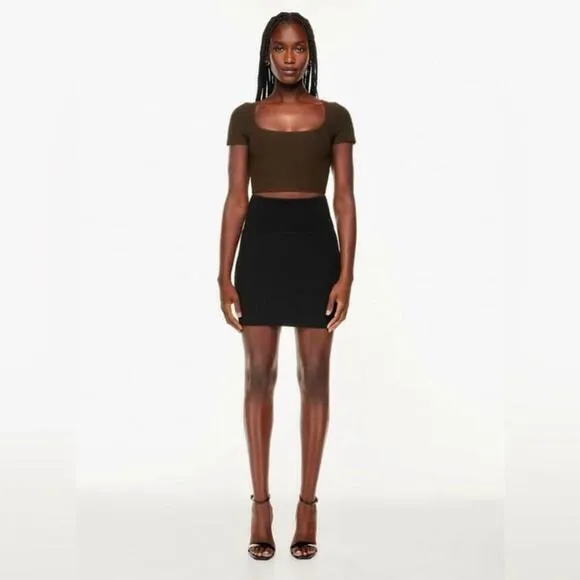 🆕Aritiza Babaton - Sculpt Knit Mini Skirt