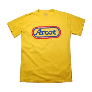 Ascot Track Logo Tee Gold