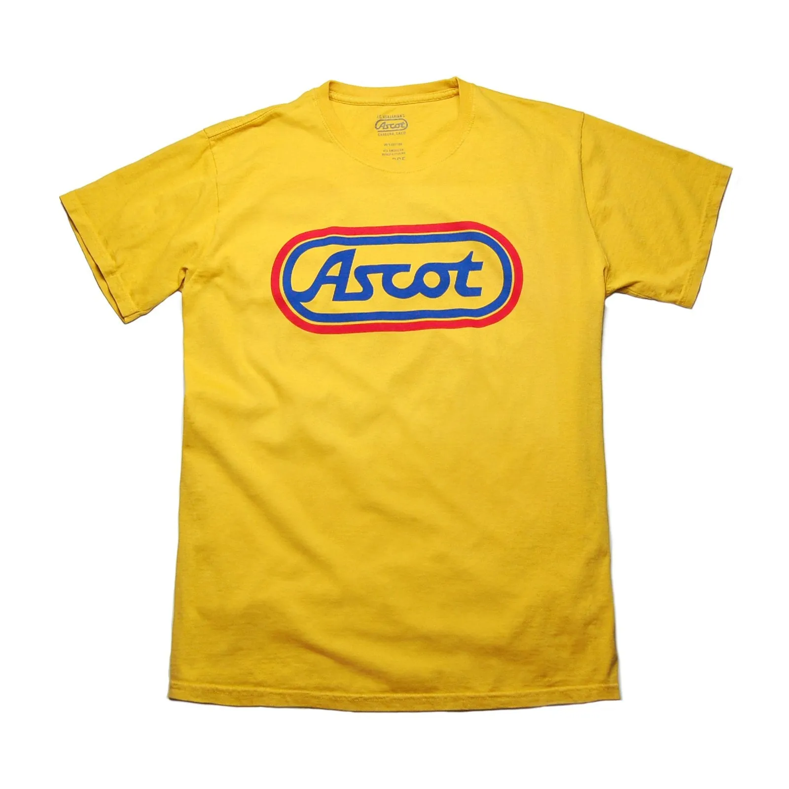 Ascot Track Logo Tee Gold