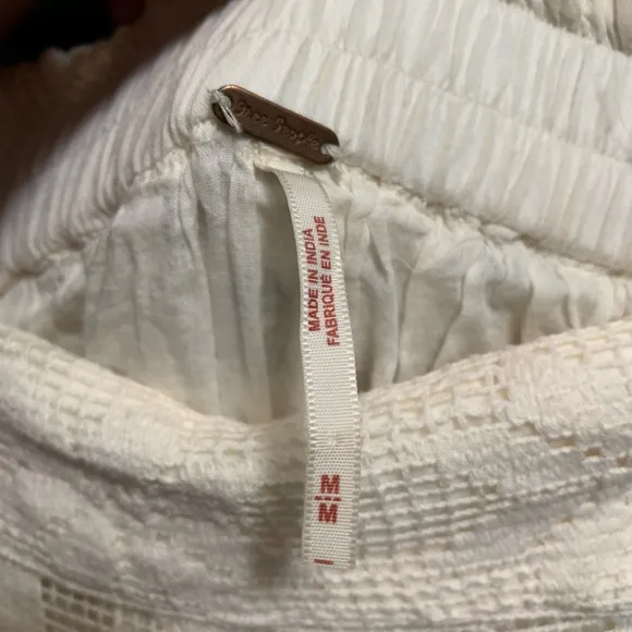 B19-Women's Free People Maxi Skirt, M, Off-White