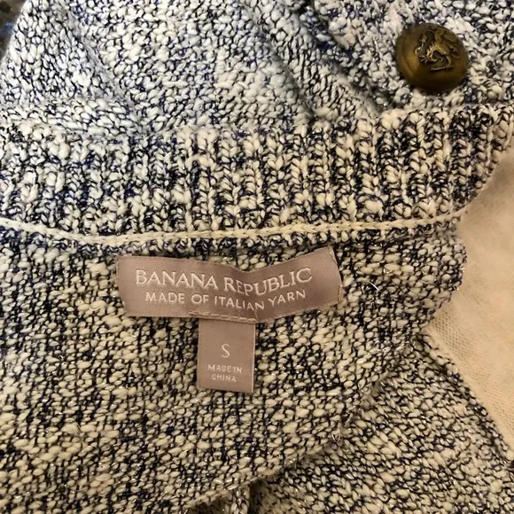 Banana Republic Italian Yarn Full Zip Sweater