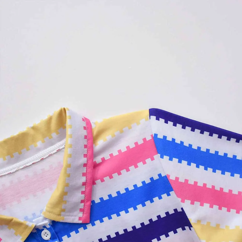 Barbie Ken Kids Children Striped T-shirt Cosplay Halloween Carnival Suit