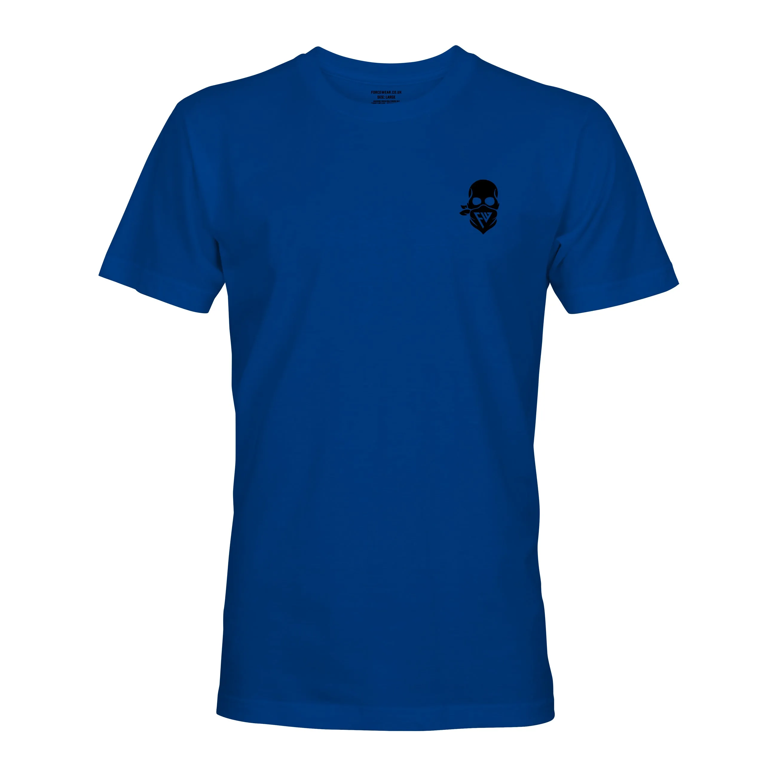 BASIC SKULL ON ROYAL BLUE