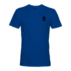 BASIC SKULL ON ROYAL BLUE