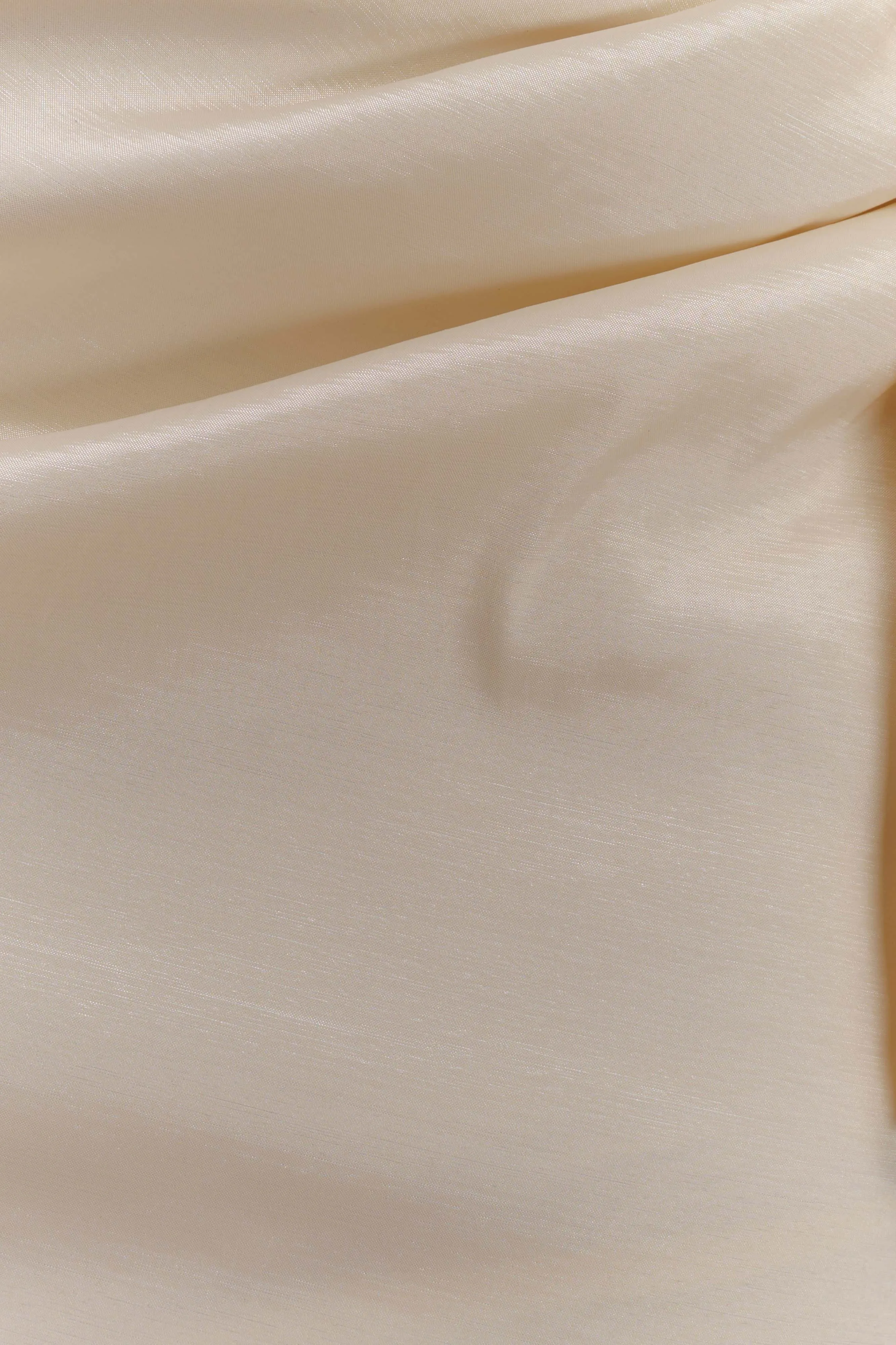 Becca Taffeta Mini Skirt With Tie - Ivory