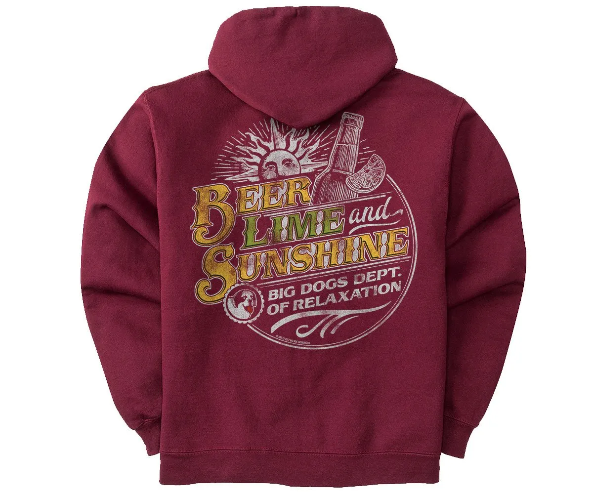 Beer Lime and Sunshine Graphic Hoodie