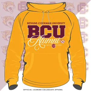 Bethune-Cookman | FANCY ALUMNI Gold Unisex Hoodies