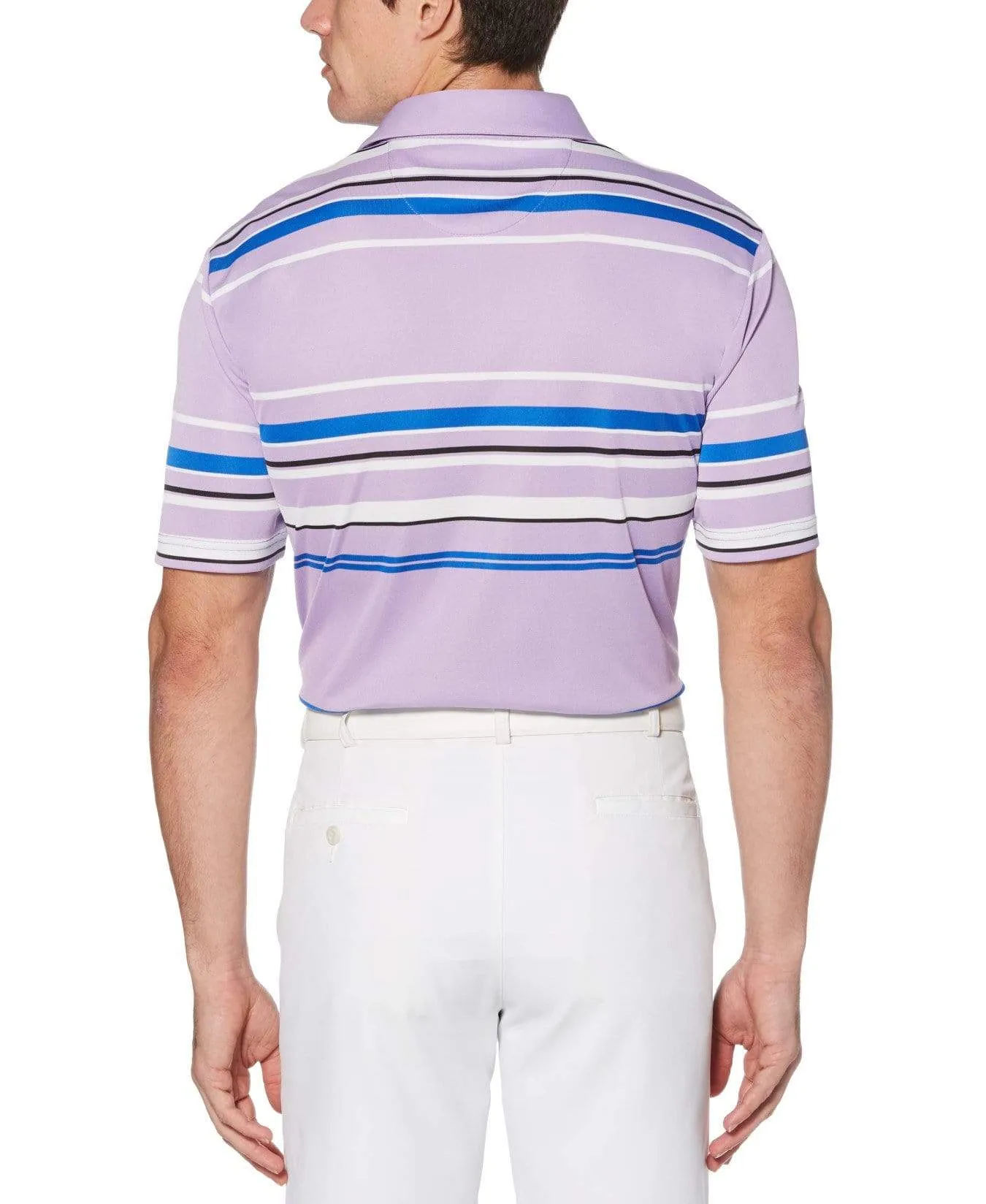 Big & Tall Birdseye Stripe Polo