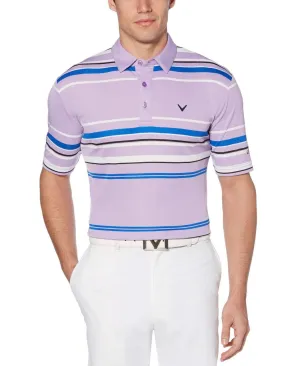 Big & Tall Birdseye Stripe Polo