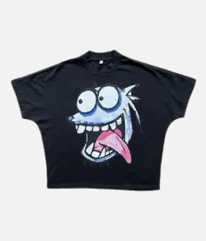 Billionaire Studios Blue Dog Logo Tee (White)