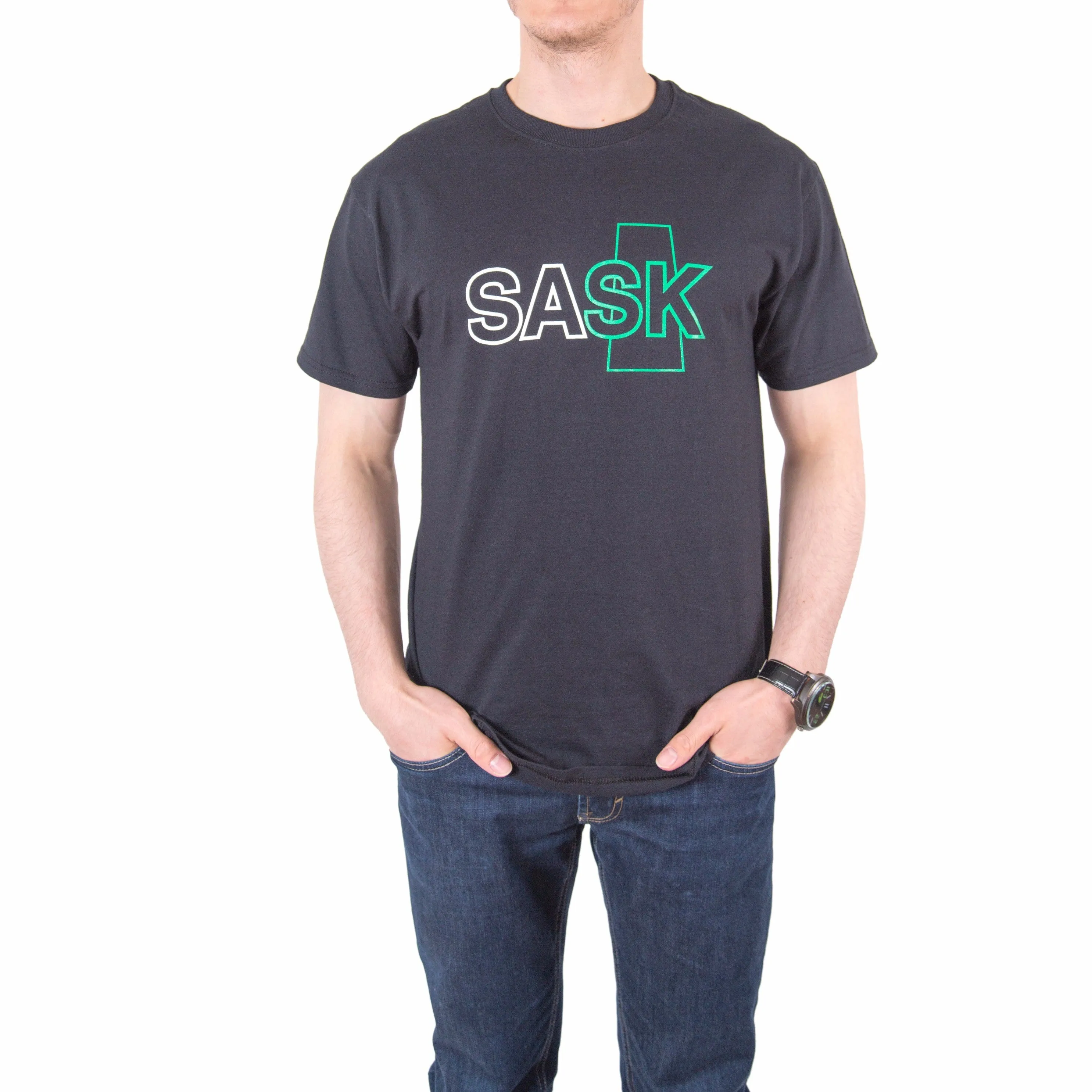 Black SASK T-shirt