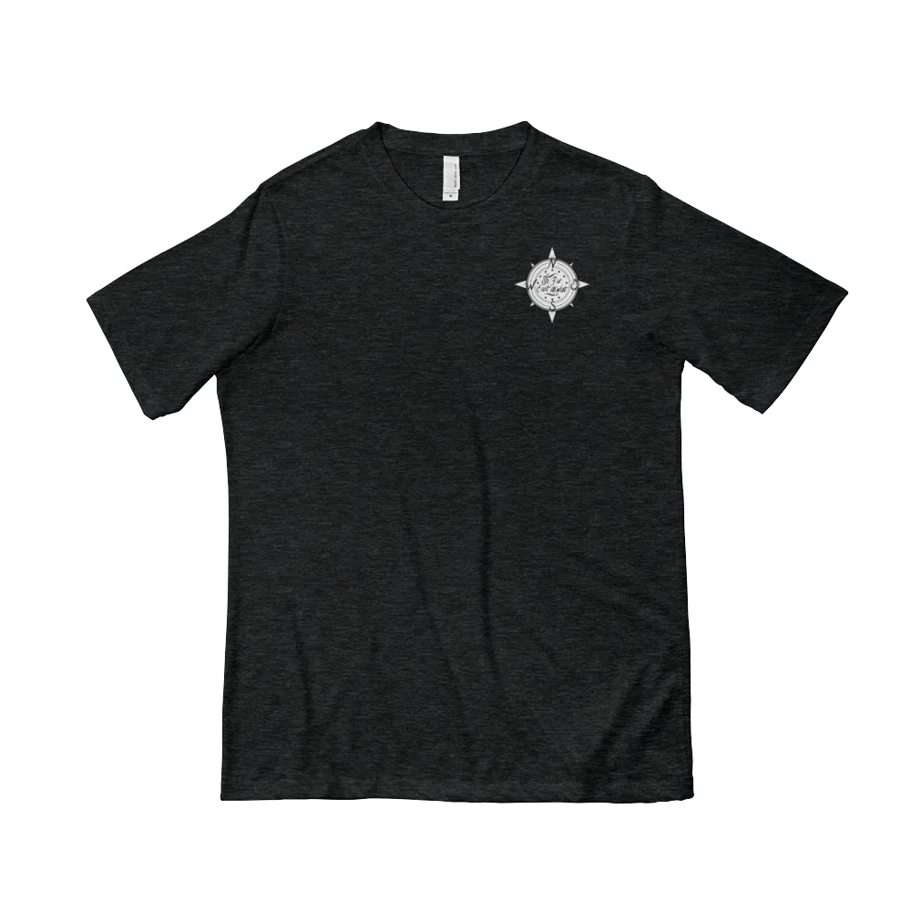 Black Solid Compass Logo T-Shirt