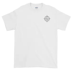 Black Solid Compass Logo T-Shirt