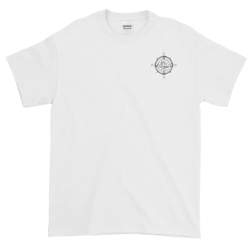 Black Solid Compass Logo T-Shirt