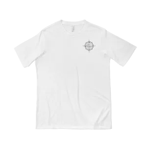 Black Solid Compass Logo T-Shirt