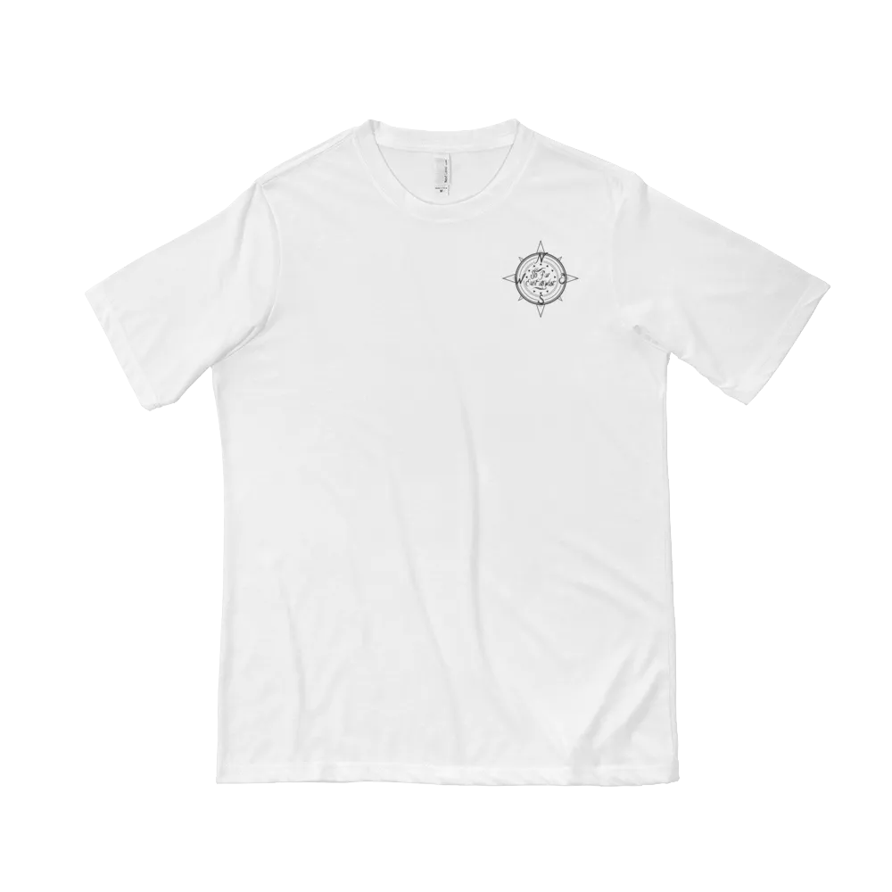 Black Solid Compass Logo T-Shirt